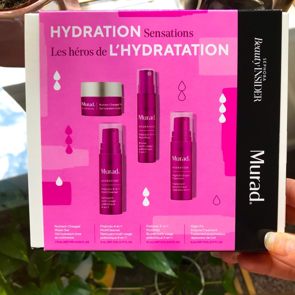 NIB Murad Skincare- Hydration Sensations travel size 4 pc set